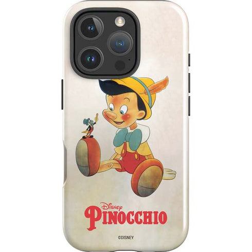 Disney Pinocchio Vintage Portrait iPhone 16 Pro Impact Case